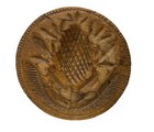 Primitive Country Farmhouse Kitchen Decor Thistle Butter Mold Biscuit Stamp