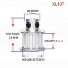 Timing Belt Pulley Synchronous Wheel Select Bore For 10mm Width Belt Xl 10t-100t