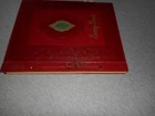 Vintage Red Hard Cover Photo Album Scrap Book - Size 15   x12    - Estate Find