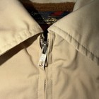 Vintage Sears The Men   s Store Outerwear Lined Jacket Size Xl Beige