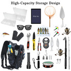 Fishing Backpack Outdoor Travel Fishing Rod Reel Tackle