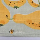 Vintage Vera Neumann Tea Towel Green With Yellow Pears - Unused 