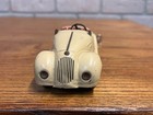 Vintage Schuco Akustico 2002 Windup Toy Car German Off-white Cream Color