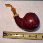 Poul Winslow Hand Made In Denmark Smoking Tobacco Billiard Estate Pipe Free Ship