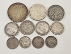 Lot Of 11 Vintage Silver World Coins France Netherlands Panama Philippines 63 3g