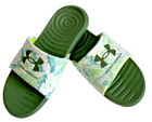Under Armour Ansa Green Graphic Fixed Strap Slide Sandals Men s 6 - 3024436-104