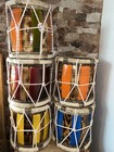 Tambora Dominicana Profesional De Soga Artesanal  Tipo Barril  Varios Colores
