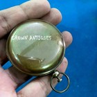 Vintage Compass Handmade Design Push Button Sundial Compass Pocket Sundial Gift