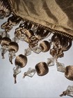 Set Of 2 Chris Madden Jcp Gold Tone Beaded Victory Valances See Pics
