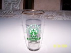 Three Vintage 8 Oz German Gold Rimmed Beer Glasses