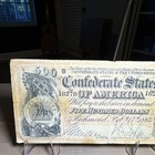 Confederate Currency  500 Note Richmond Feb 17th 1864 Reproduction