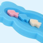 Baby Bath Cushion Infant Sponge Mat  Toddler   Newborn Bath Pad - Blue