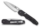 Spyderco Kevin Smock Folding Knife 3 45  S30v Satin Plain Blade Carbon Fiber g10