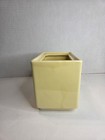 Vintage Norton Pottery Ceramic Yellow Rectangle Planter Pot