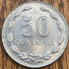 Argentina 50 Centavos Coin  1941  Unc - Combined Shipping Ok
