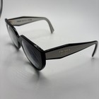 Prada Spr 14w 09q-580 Black white Authentic Eyeglasses Frame 52-20-140  d49