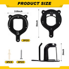 3 Counts Horse Bridle Rack Bracket Bridle Hooks Tack Storage Halter Hanger Metal