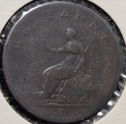 1807 United Kingdom  1 2 Penny  Copper Coin
