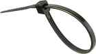 200pcs Self-locking Zip Ties - 8 Inch Black Cable Ties For Heavy Duty Use 40lbs