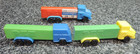 Pez Non Footed Truck 3x Lot 1980 s Yugoslavia 2x R2 And R1 Rolling Wheels