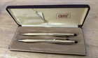 Vintage Cross Pen   Pencil Set W  Case  Guarantee And Operating Instructions Inc