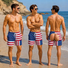 Funny Fake American Butt Swim Trunks  Novelty Men s Summer Beach Shorts