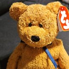 Ty Beanie Babies Fuzz Bear Plush Bean Bag Toy Retired 1999 Mpn 04237
