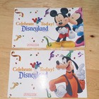 Disneyland Resort Celebrate Today  2 Ticket Stubs - 1-day Pass Admission