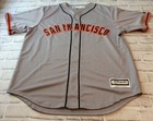 Majestic Gray San Francisco Giants Away Cool Base Jersey 41 Lassiter L