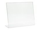 Dazzling Displays 25 Acrylic 11  X 8-1 2  Slanted Sign Holders