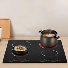 23 Inch Countertop Electric Cooktop 4 Burner 110v Plug In Electric Stovetop