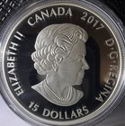 2017 Canada  15 1 Oz Silver Eyes Of The Lynx Proof Coin