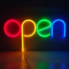 Led Neon Open Sign  13 8 x 7 1  Business Hour Sign  Powered By Usb Open Sign