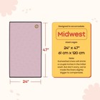 Guineadad Premium Fleece Cage Liner For Guinea Pigs - Reusable   Waterproof