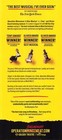 Operation Mincemeat Broadway Flyer 4x9 Double Sided Golden Theatre 2026 Nyc