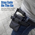 Travel Security Hidden Money Pouch Wallet Pocket Waist Belt Safe Non-metal