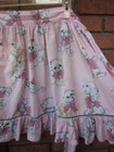 Lot Of 3 Vintage Aprons 2 Half Aprons  1 Bib Apron   Great Shape 