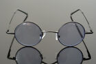 Vintage Small Round Sunglasses Tinted Reading Glasses Spring Hinges Full Rim