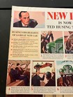 Green 1939 Desoto  ted Husing Tells The Story  - Vintage Print Ad   Wall Art