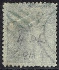 Victoria 1867 Qv Laureate 6d Wmk Double Lined  4  Used