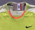 Nwt Nike Court Advantage Dri-fit Tennis Shirt Fd5320-389 Lime Men s Size L