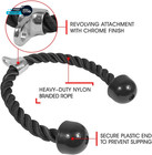 Deluxe Tricep Rope Cable Attachment  27   36 Inch With 4 Colors