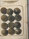 Card Of 12 Vintage Vegetable Ivory Buttons