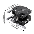 Xyzr Linear Stage Manual Accuracy Displacement Optical Linear Positioning Stage