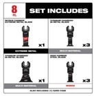 Milwaukee Oscillating Multi-tool Blade Set  8-piece 