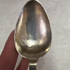 Antique Early 1800s Coin Silver Serving Spoon William Osborn Providence Ri