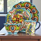 Nib Tabletops Unlimited Bocca 4 Pc Place Setting Scalloped Earthenware New