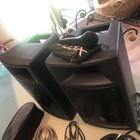 Yamaha Stagepas 300 Portable Pa System Spks 8channel Mixing Board Amp Microphone