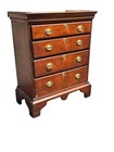 Antique Chippendale Chest Dresser Farmhouse Country 18th Country