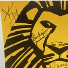The Lion King Cast Hand Signed Broadway Musical Poster Window Lobby Card Disney